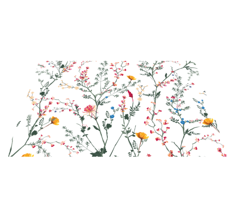 Original dækkeserviet med blomster mønster array - TenStickers