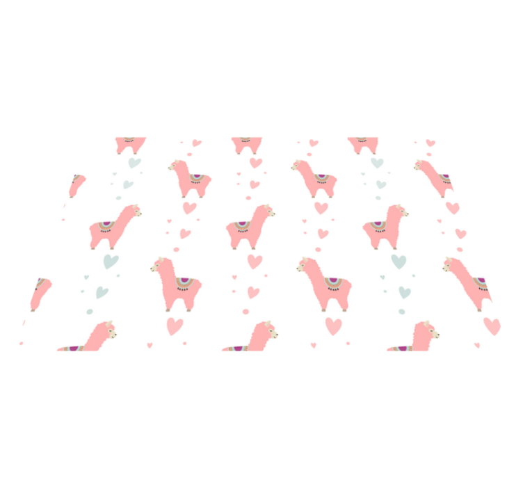 Dækkeserviet børn sødt lama mønster - TenStickers