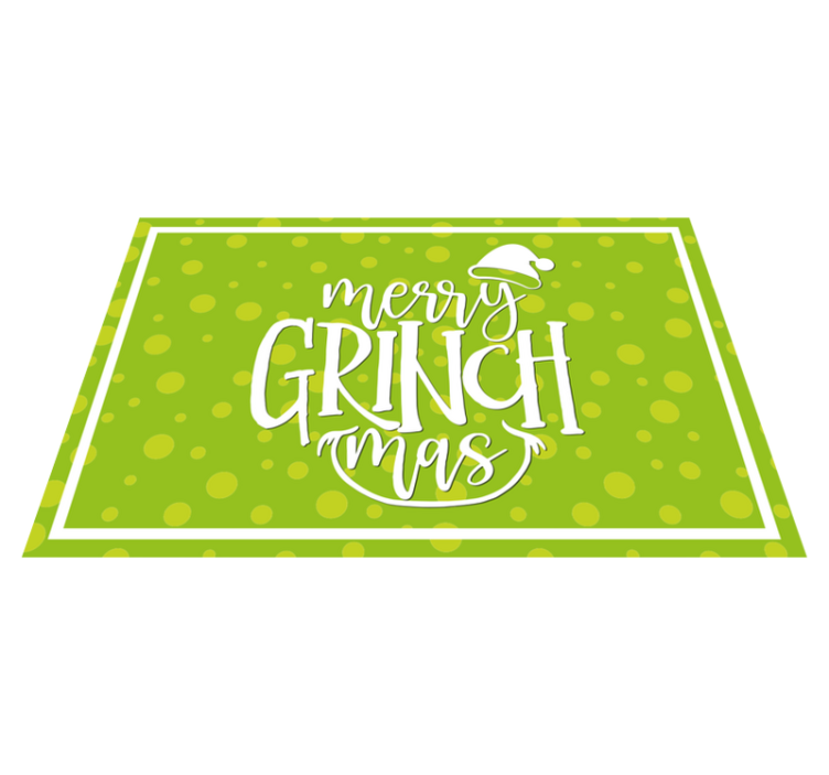 Jule dækkeserviet grinchmas design - TenStickers