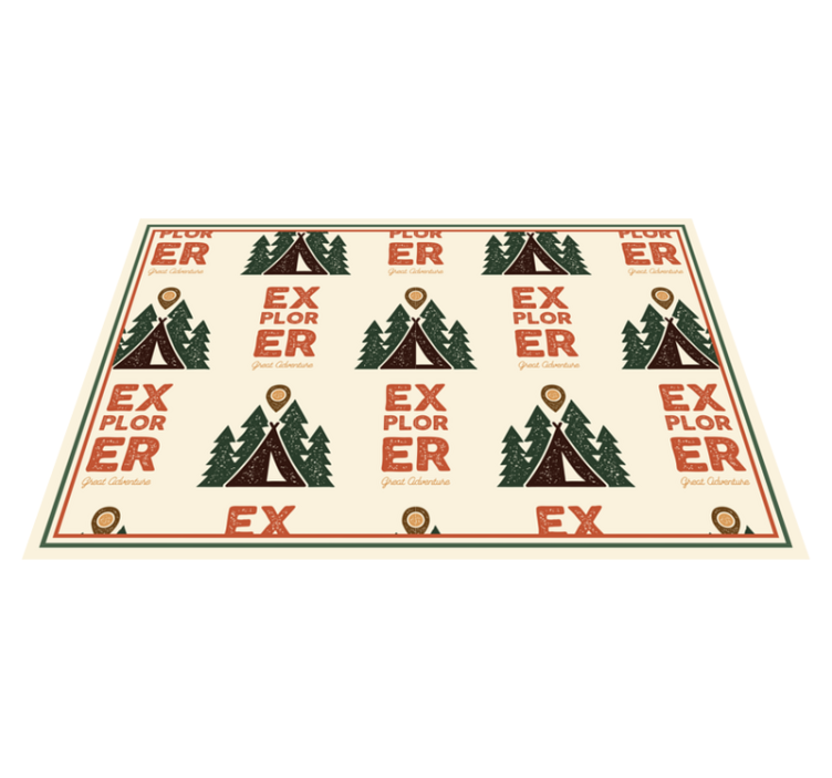 Original dækkeserviet med eventyrmønster - TenStickers