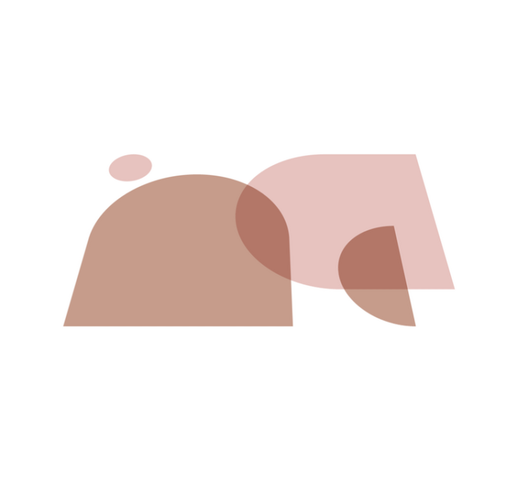 Moderne dækkeserviet med geometriske former - TenStickers