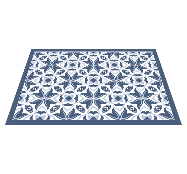 Dækkeserviet med sofistikeret botanisk motiv - TenStickers