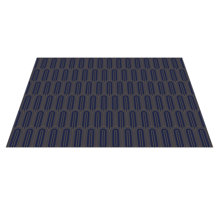 Moderne dækkeserviet med elegante buede linjer - TenStickers