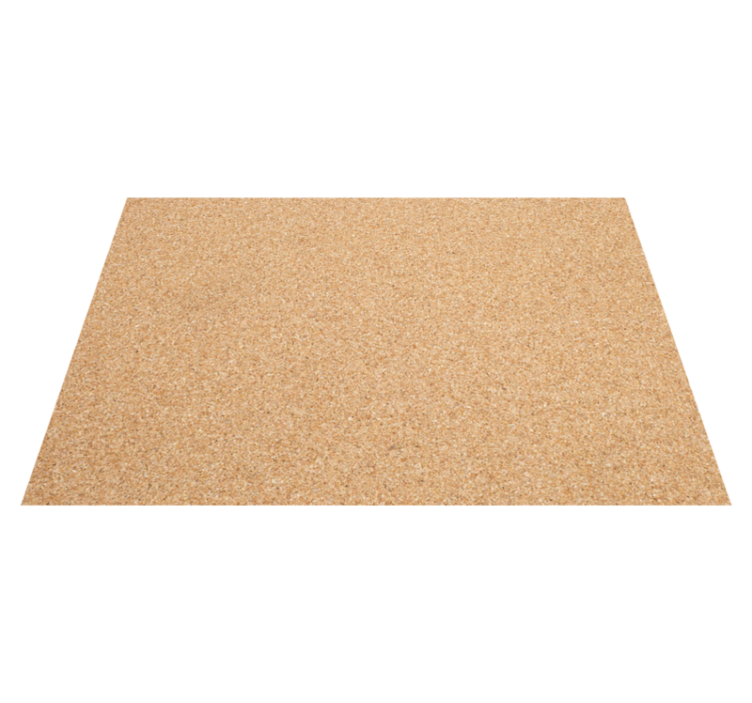 Kork lignende motiv dækkeserviet - TenStickers