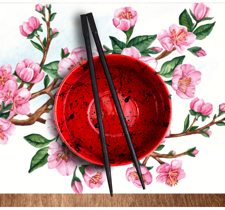 Blomstrende træ originale dækkeservietter - TenStickers