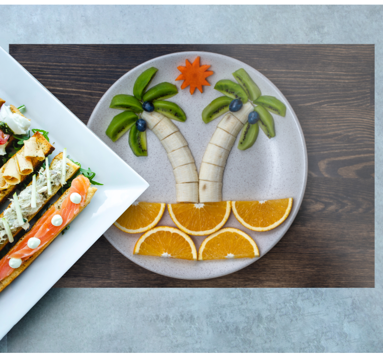 Børn tropiske frugter børn dækkeservietter - TenStickers