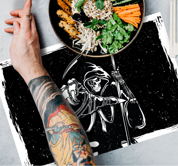 Onde silhuet originale decal dækkeservietter - TenStickers