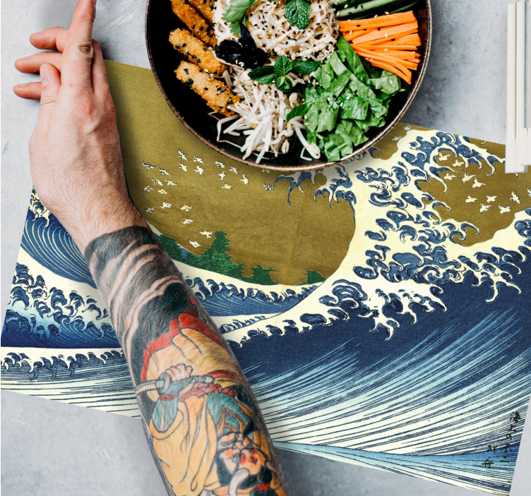 Kaijo no fuji dækkeservietter - TenStickers