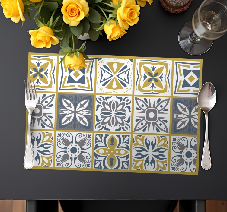 Klassisk vintage original dækkeserviet - TenStickers