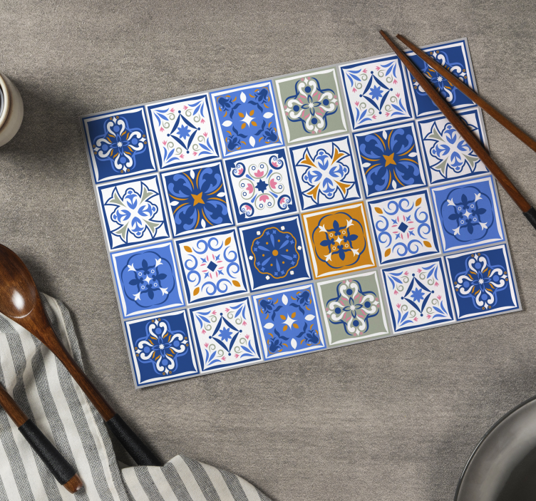 Portugisisk stil original dækkeserviet - TenStickers