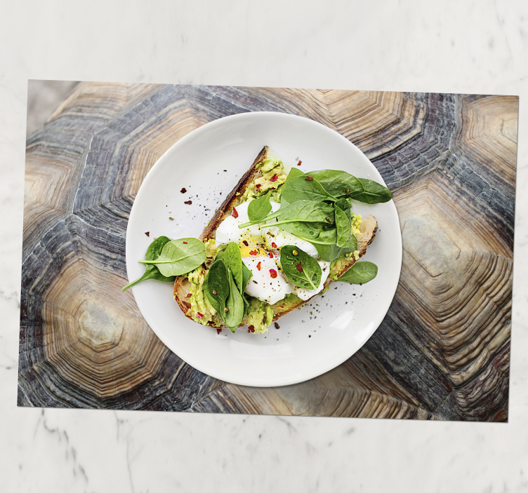 Skildpadde shell skildpadde dækkeservietter - TenStickers