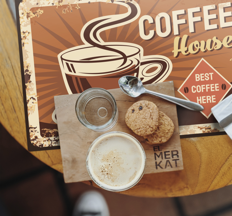 Vintage tegn originale dækkeservietter - TenStickers