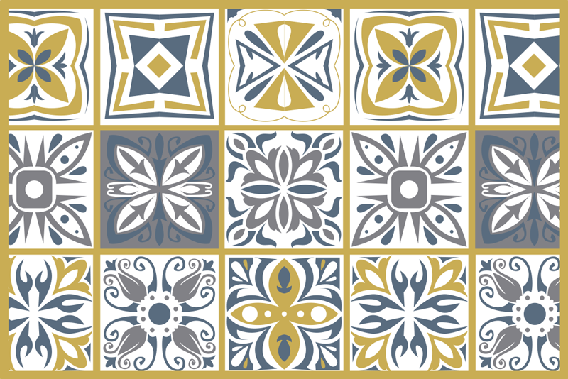 Klassisk vintage original dækkeserviet - TenStickers