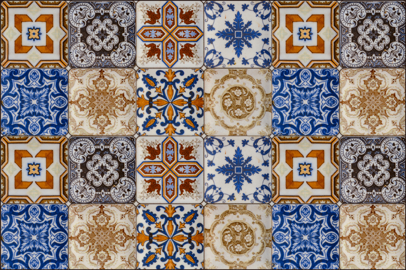 Flerfarvet hydraulik original dækkeserviet - TenStickers