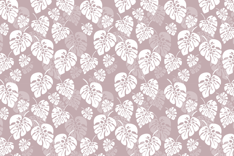 Monstera plante blomster dækkeservietter - TenStickers