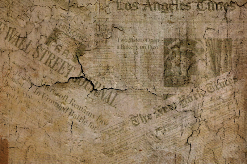 Vintage avis originale dækkeservietter - TenStickers