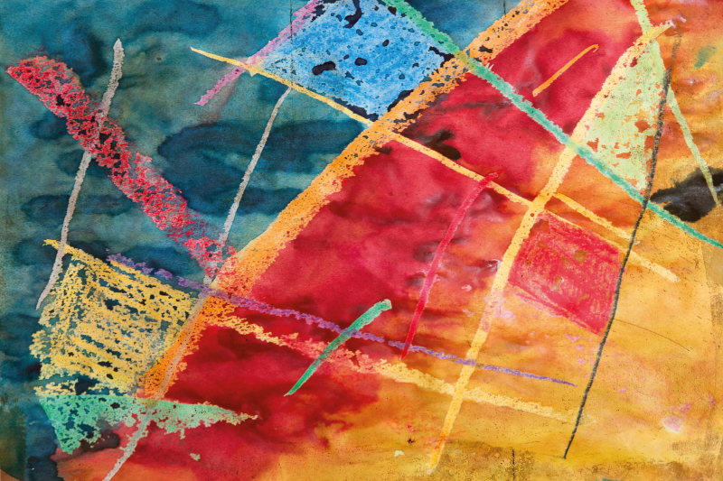 Original dækkeserviet med livlige geometriske mønstre - TenStickers