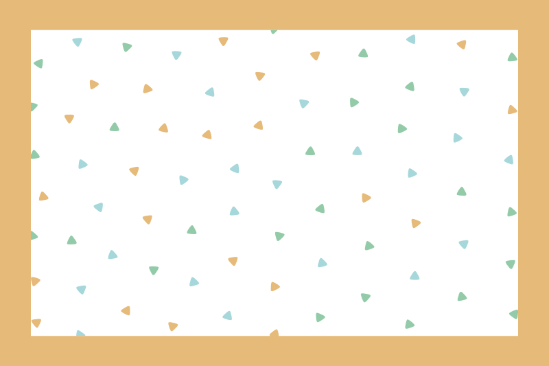 Navn dækkeserviet med elegant trekantet mønster - TenStickers