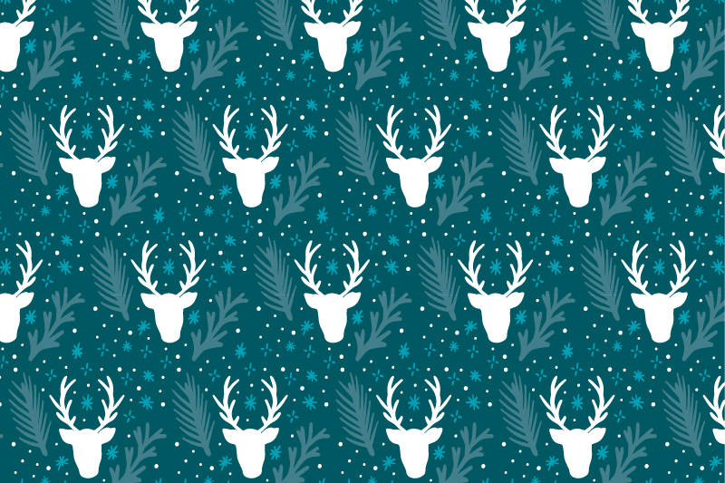 Jule dækkeserviet til elegant julebordopdækning - TenStickers