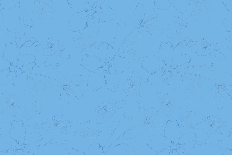 Botanisk inspireret dækkeserviet - TenStickers