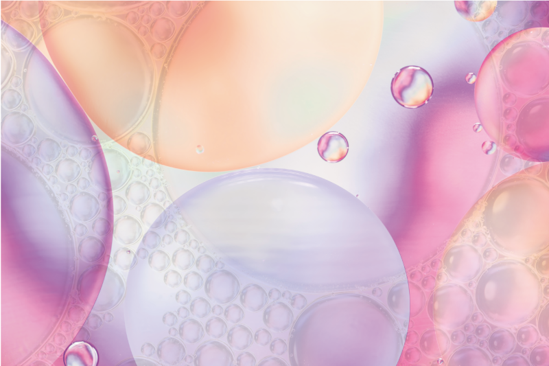 Bubbly farverig overflade dækkeserviet - TenStickers