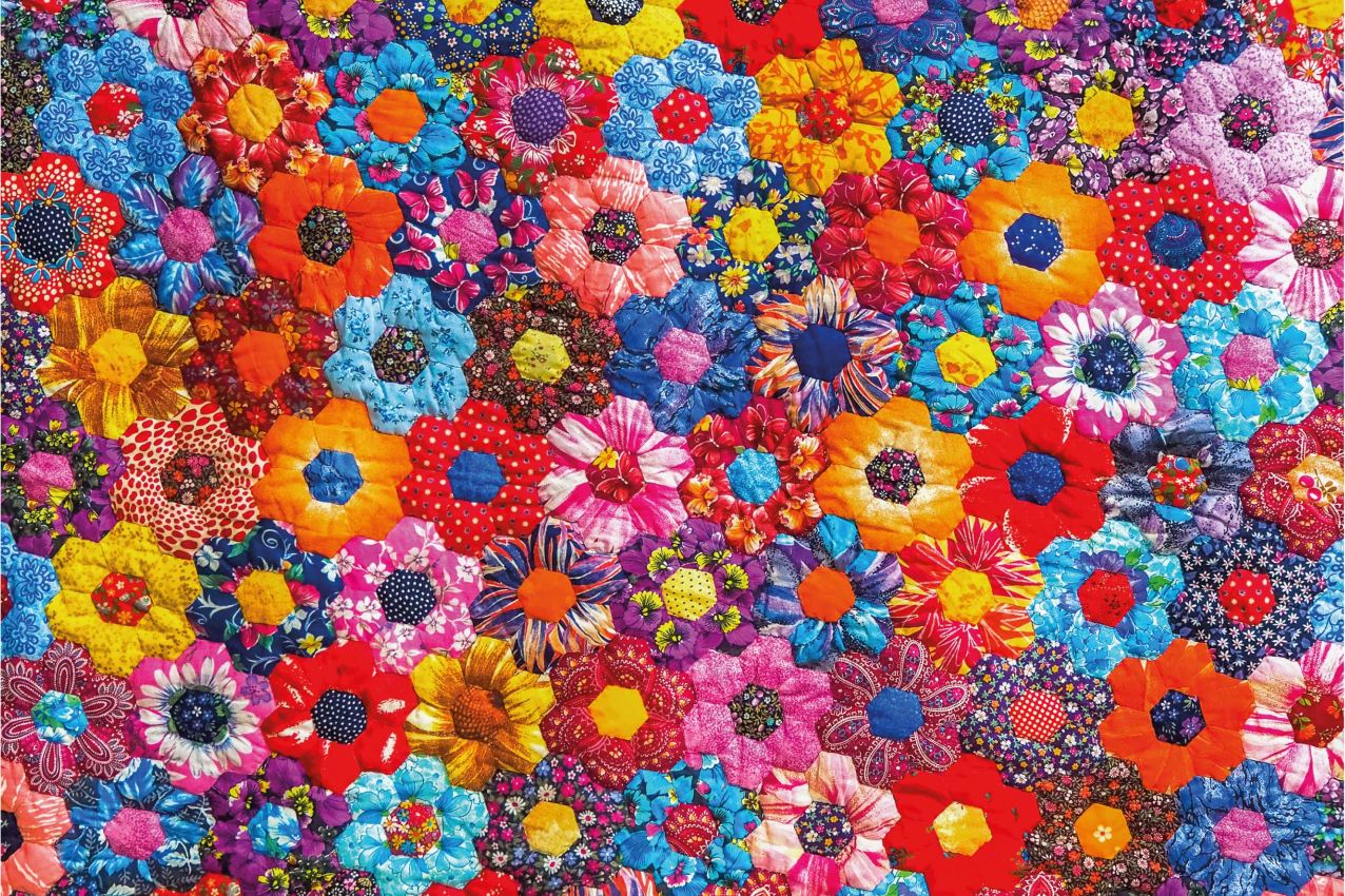 Original dækkeserviet livlig blomsterdekoration - TenStickers