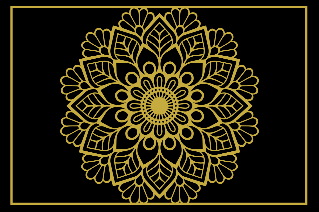 Elegant dækkeserviet med yndefuldt botanisk motiv - TenStickers