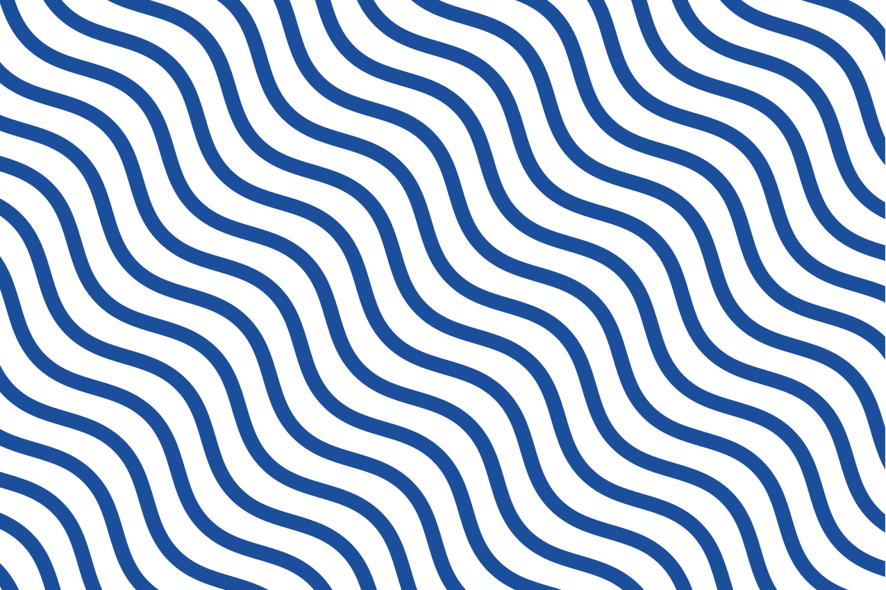 Moderne dækkeserviet med bølget mønster - TenStickers