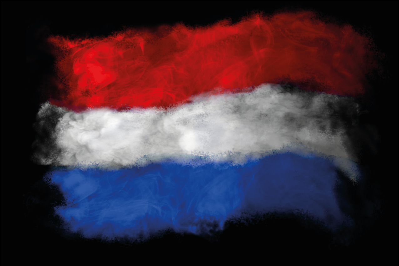 Hollandsk flag vinyl dækkeservietter - TenStickers