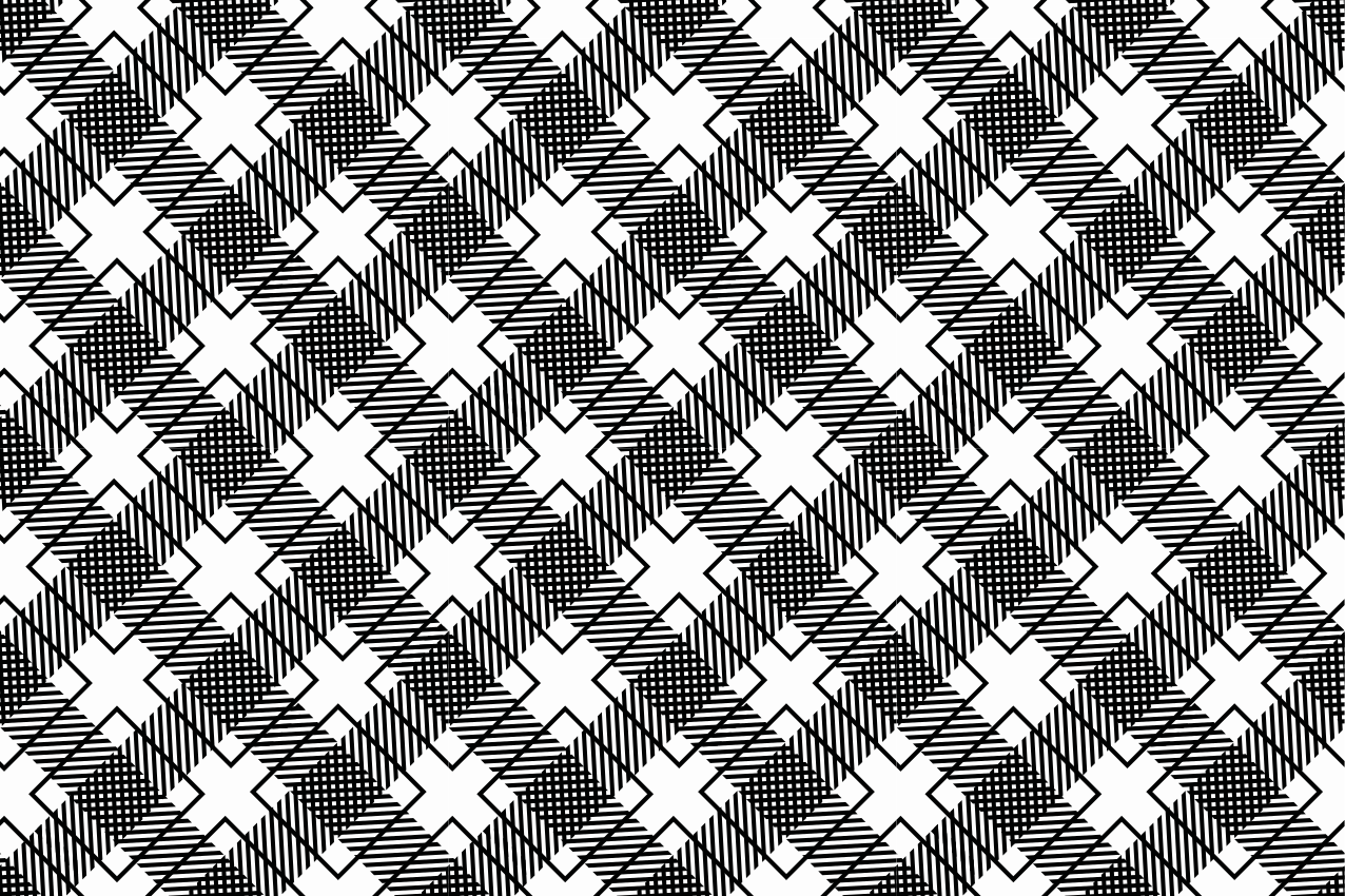 Dækkeserviet med geometrisk teksturoverflade - TenStickers