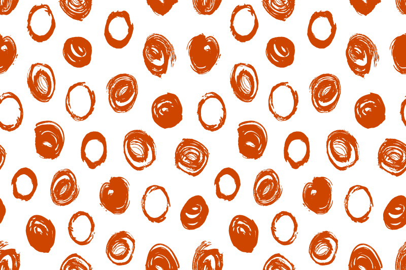 Røde prikker moderne dækkeservietter - TenStickers