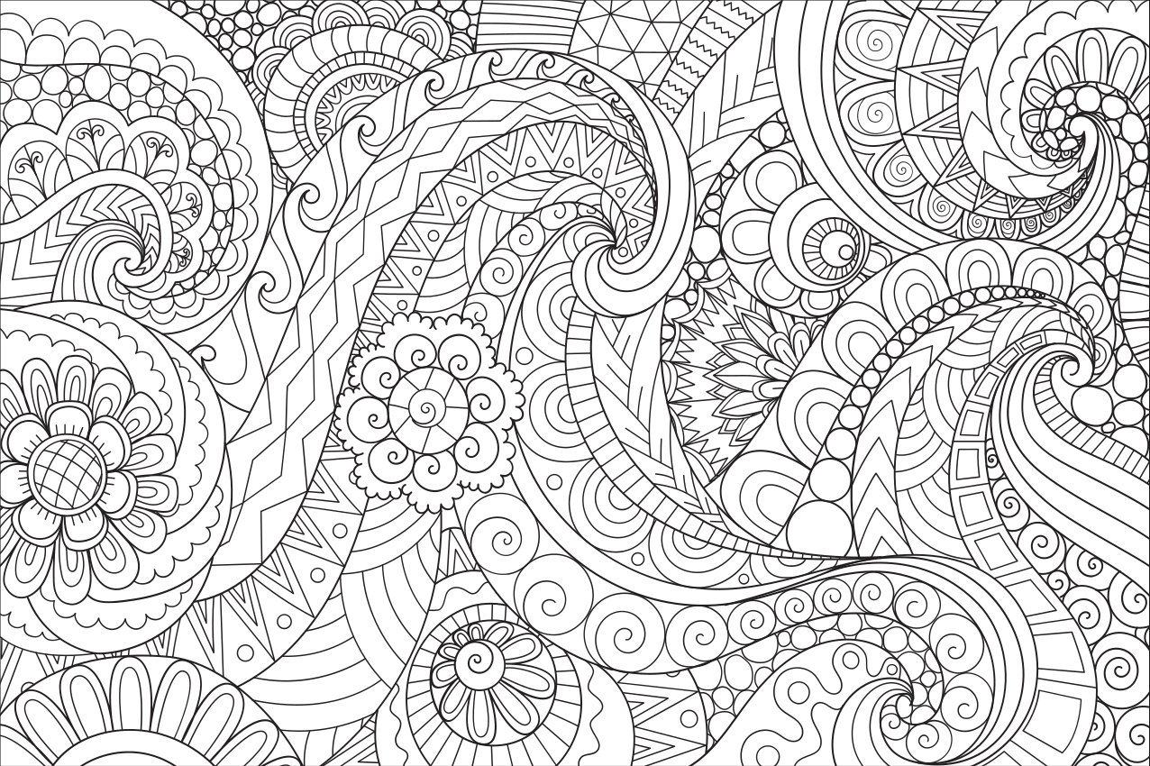 Mandala hvide elegante dækkeservietter - TenStickers
