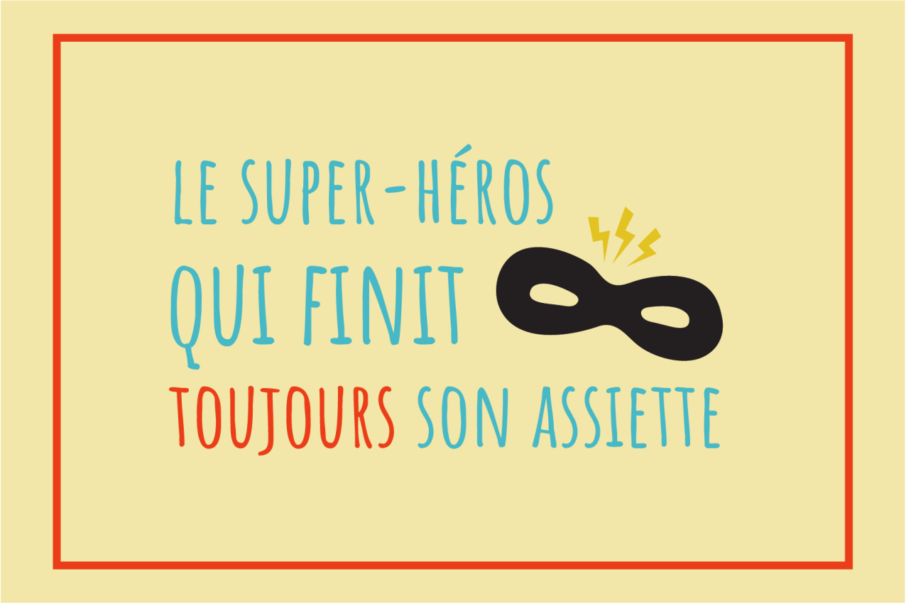 Dækkeserviet børn superhelte tallerken inspiration - TenStickers