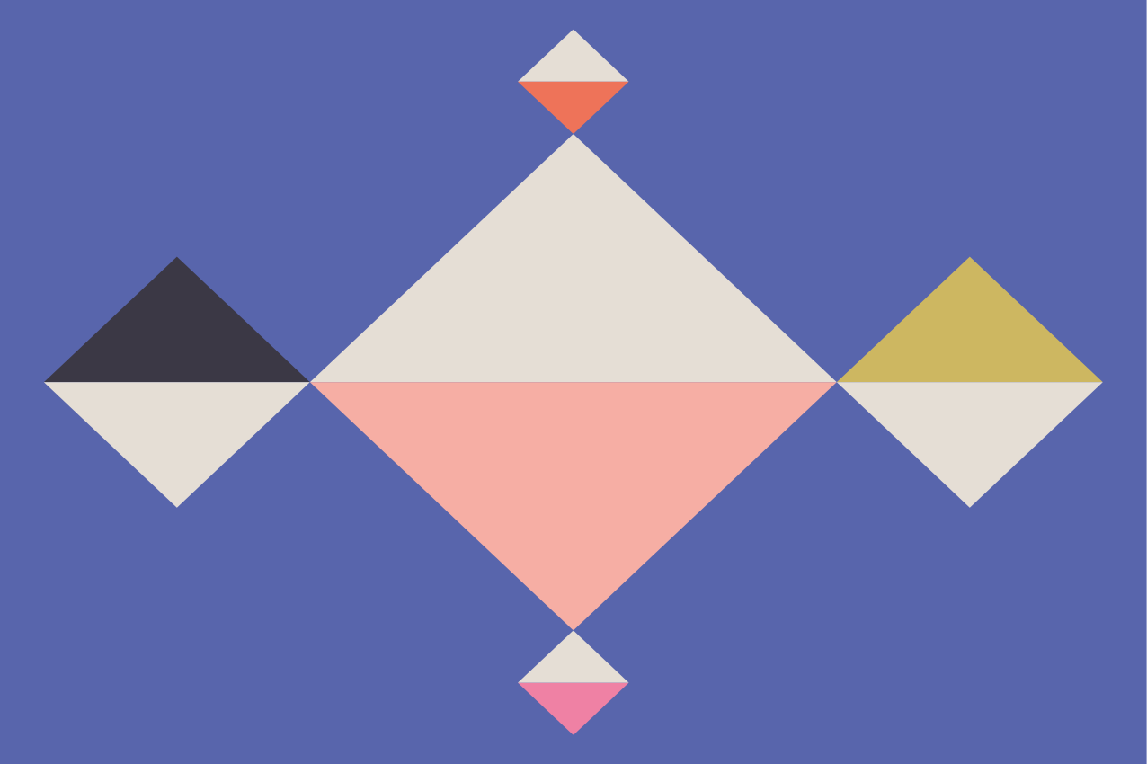 Geometriske mønster stil originale vinyl placemats - TenStickers