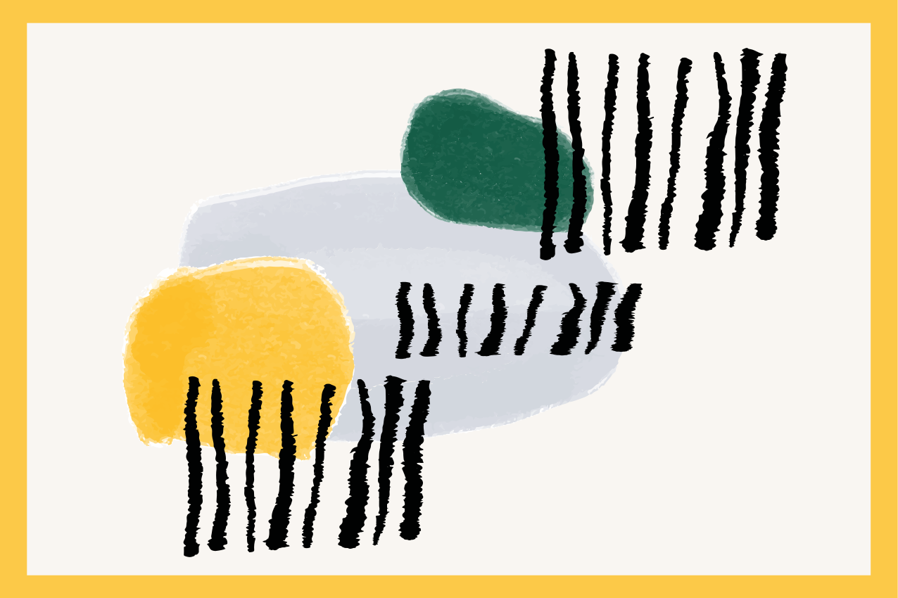 Moderne dækkeserviet med livlige geometriske former - TenStickers