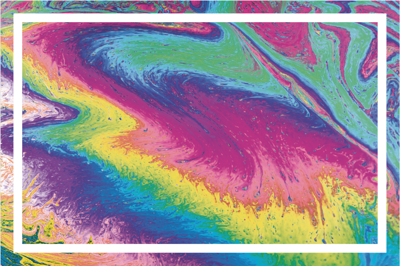 Marmor regnbue struktureret dækkeservietter - TenStickers