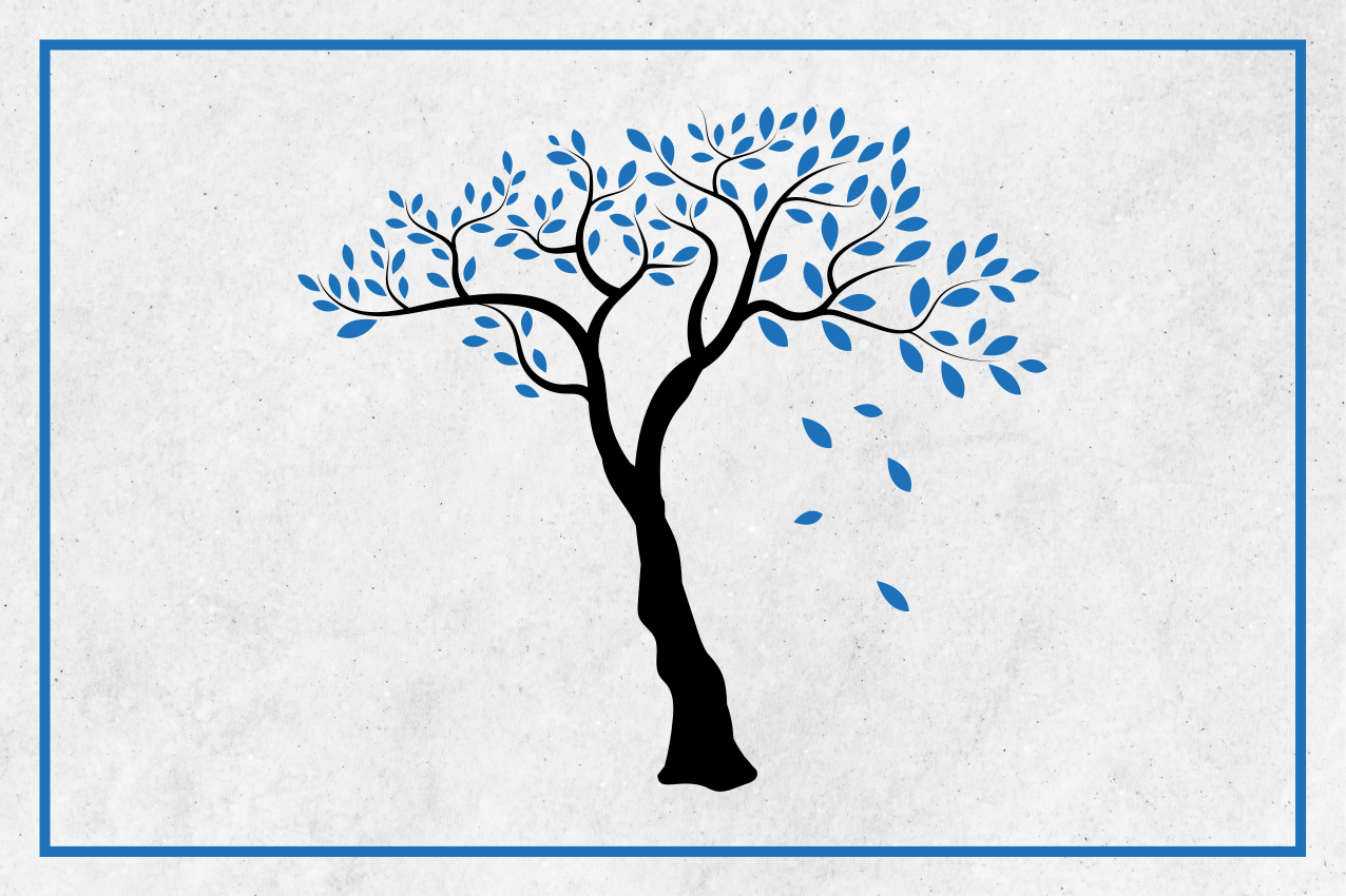 Original dækkeserviet med elegant træmotiv - TenStickers