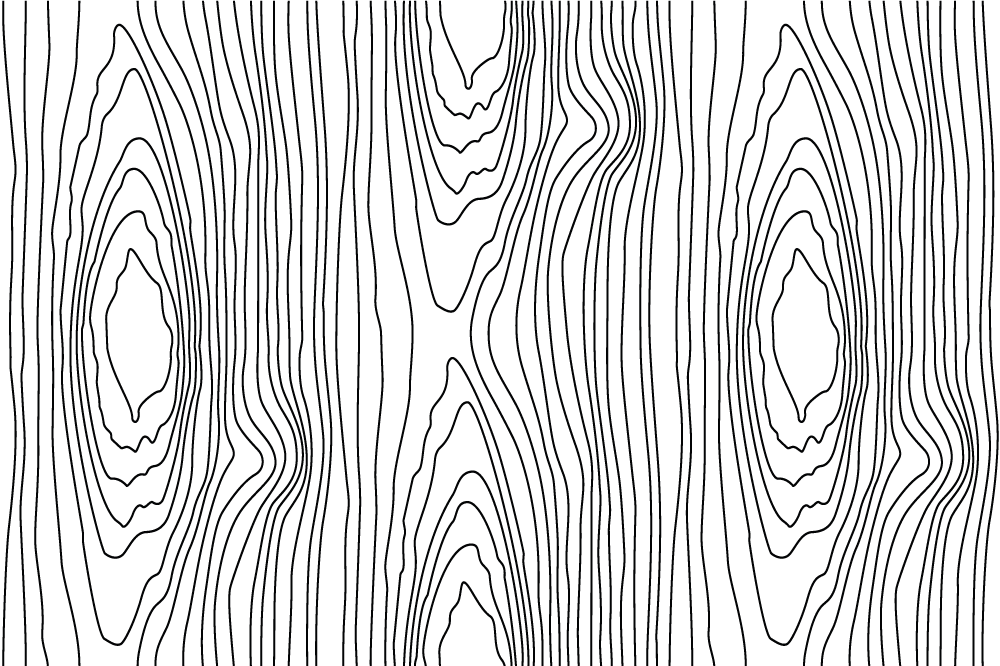 Sort og hvidt træ tekstur originale dækkeservietter - TenStickers