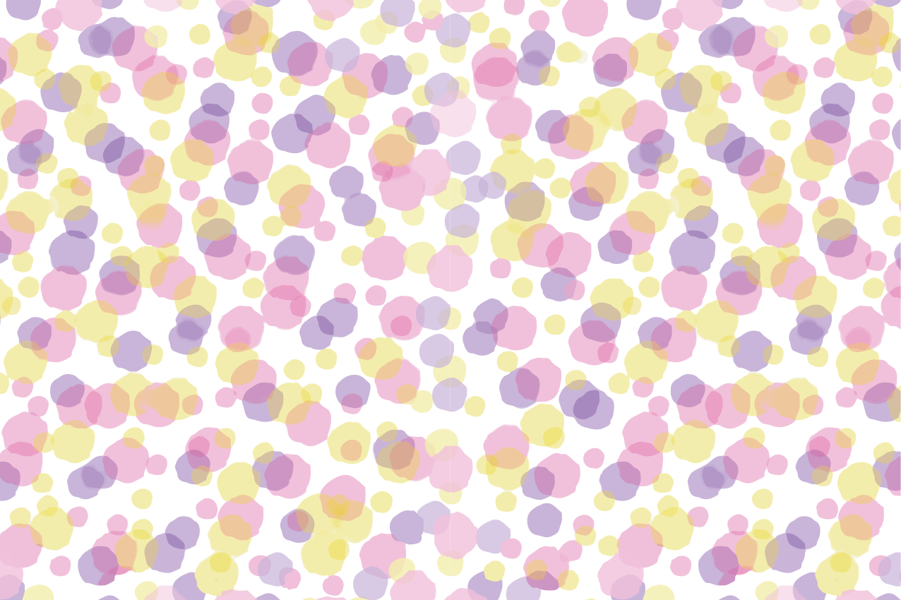 Farverige abstrakte mønstre dækkeserviet - TenStickers