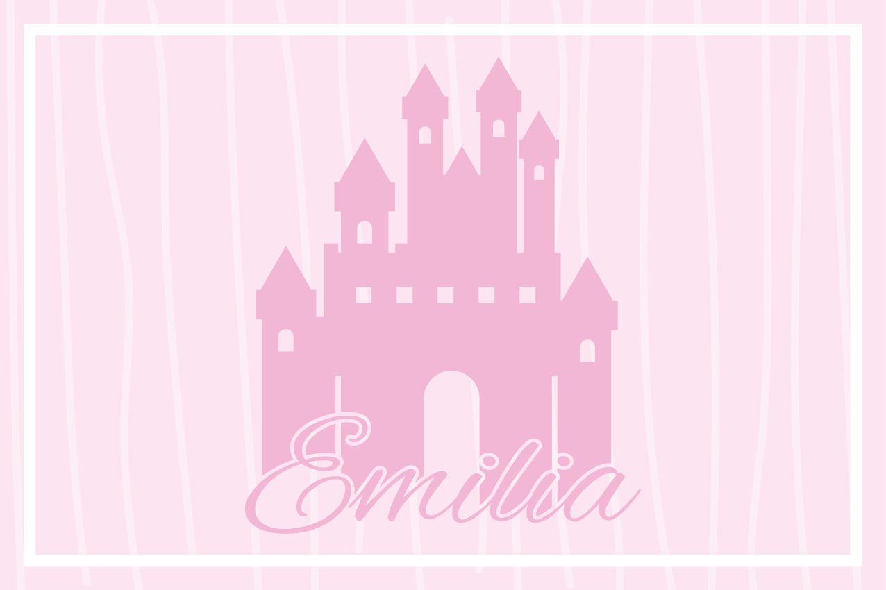 Dækkeserviet børn slottemotiv - TenStickers