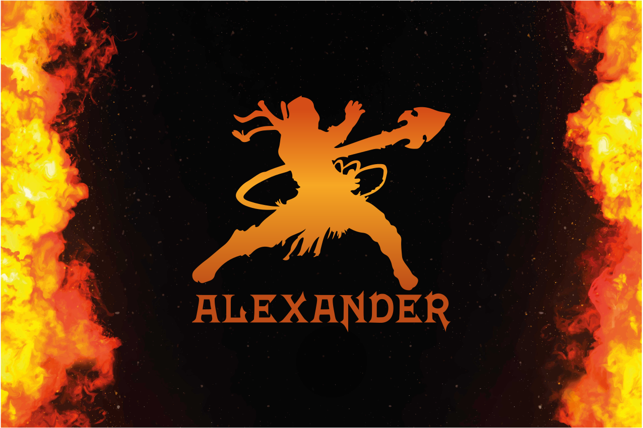 Originale ensfarvet ninja design dækkeservietter - TenStickers