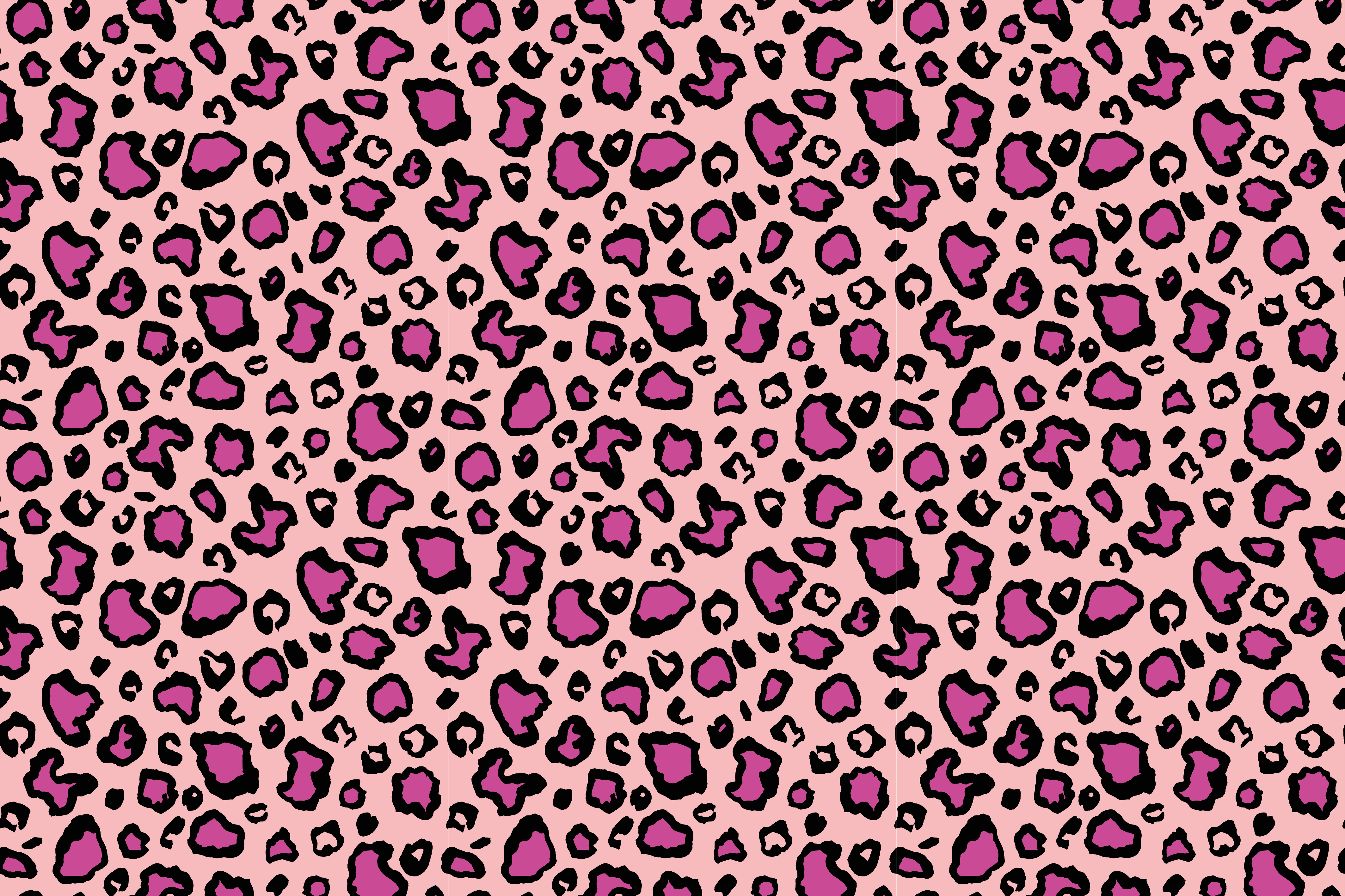 Original dækkeserviet i pink leopardmønster - TenStickers