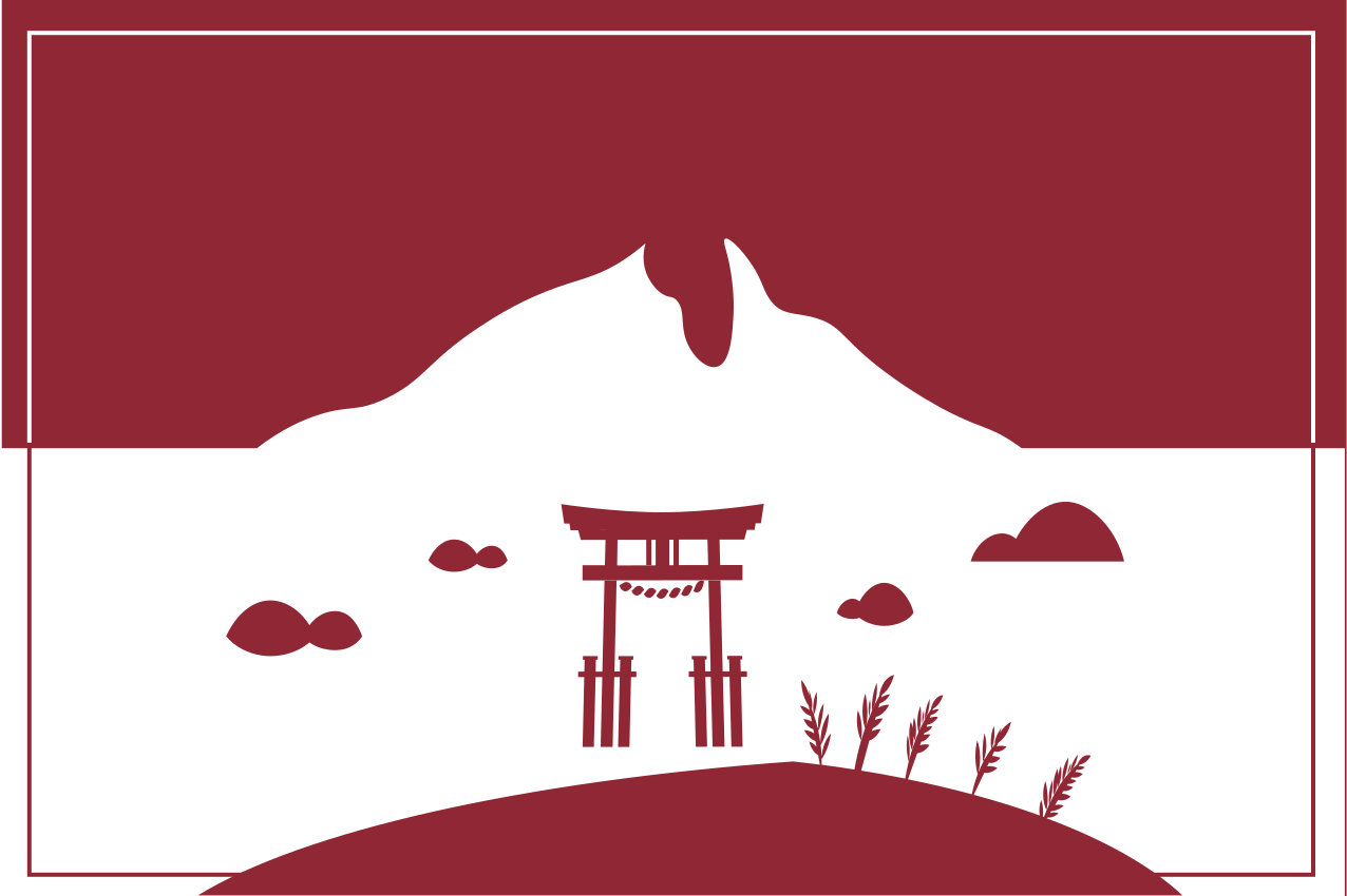 Japansk struktur med originale sømåtter - TenStickers