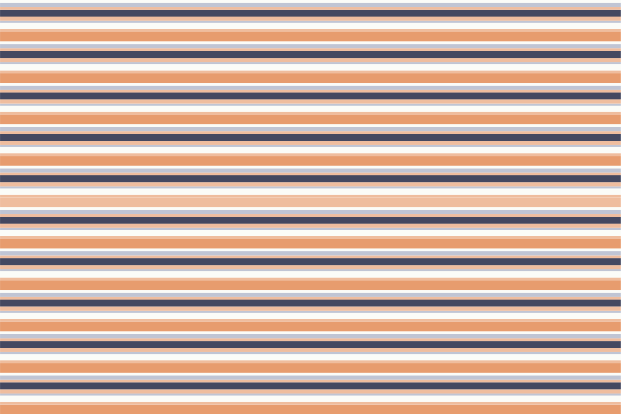 Dækkeserviet med stribet overflademotiv - TenStickers