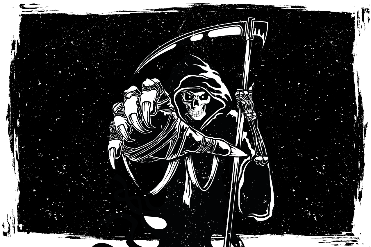 Onde silhuet originale decal dækkeservietter - TenStickers