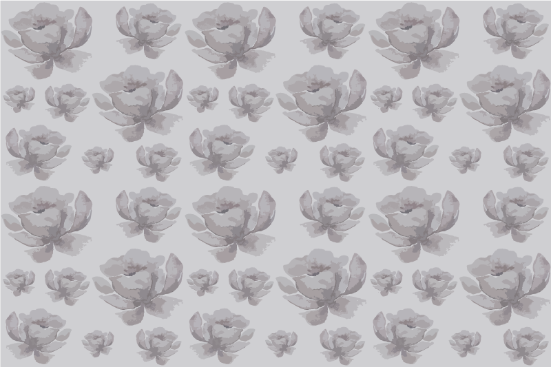 Blomster mønster dækkeserviet - TenStickers