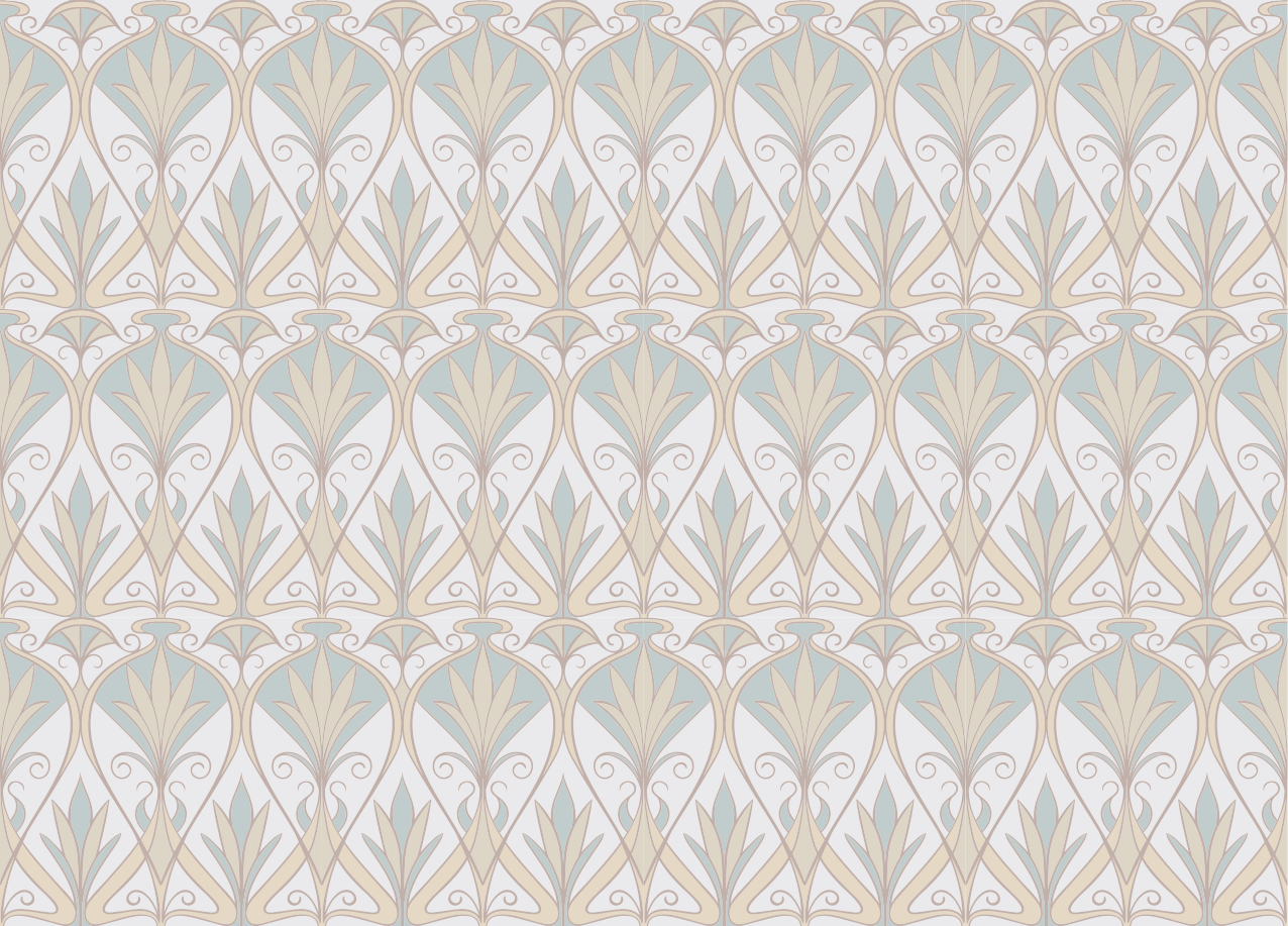 Dækkeserviet elegant blomsterkomposition - TenStickers