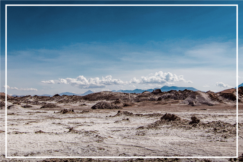 Moderne dækkeserviet ørkenlandskabsscene - TenStickers