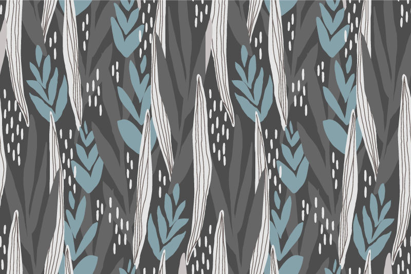 Dækkeserviet med tekstureret bladdesign - TenStickers