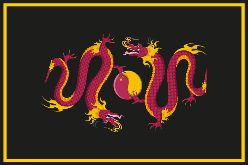 Original dækkeserviet med dragemotiv - TenStickers